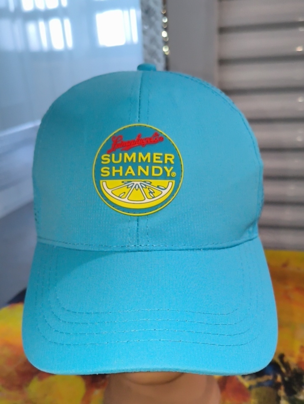 Leinenkugel's Summer Shandy Stitched Patch Logo Trucker Mesh Strap-on Hat Cap